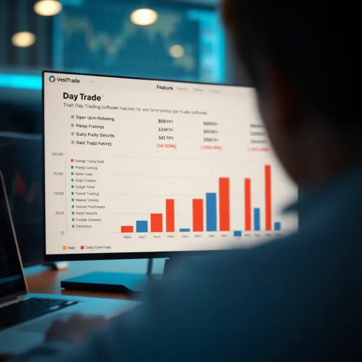 Comparison of Leading Day Trading Software Features Graph showing comparative analysis of top day trading software features