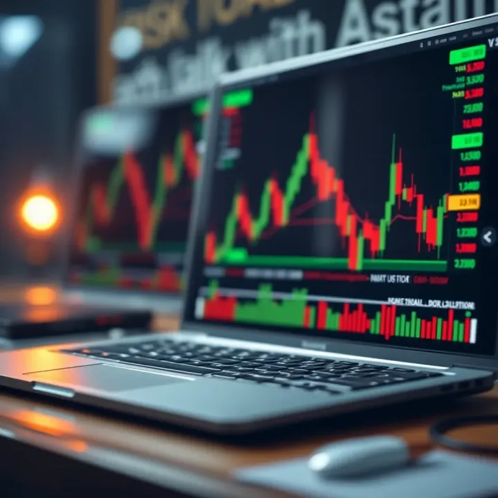 Illustration of risk management and investment strategies for binary options trading