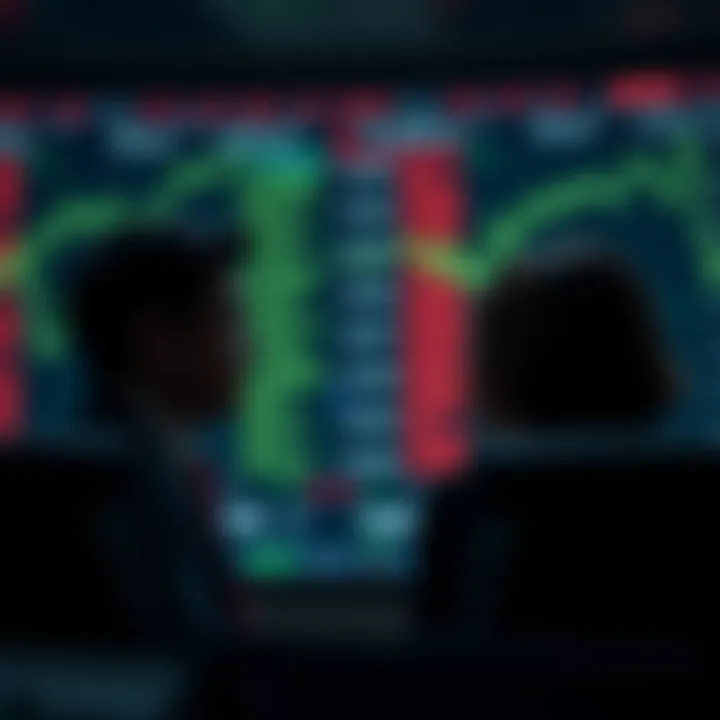 Conceptual illustration of risk management and psychological discipline in trading