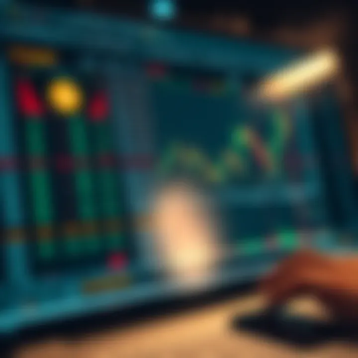 Screenshot of a binary options spreadsheet displaying charts and data columns for financial analysis