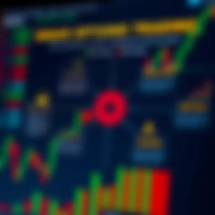 Diagram illustrating basic binary options trading concepts and potential outcomes