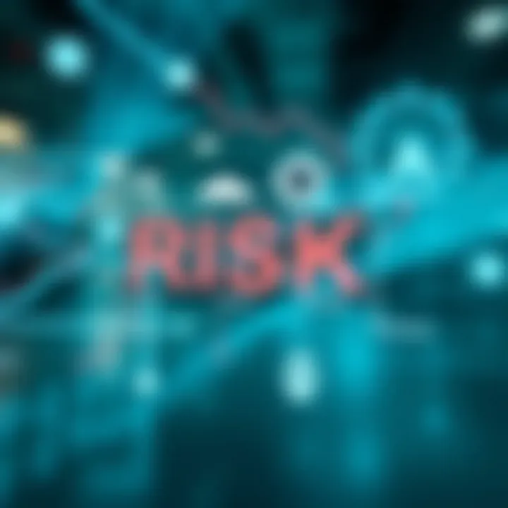 Visualization of different types of risks faced by businesses such as financial, operational, and strategic risks