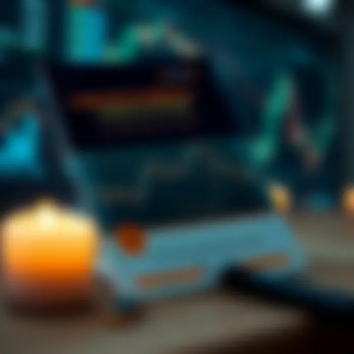 Cover page of a PDF guide on candlestick patterns for improved technical analysis