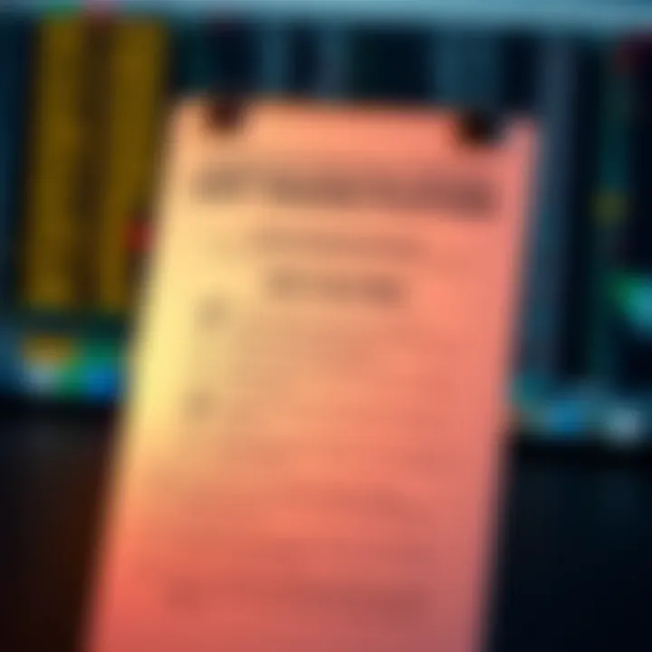 Checklist highlighting key factors for selecting an ideal copy trading platform