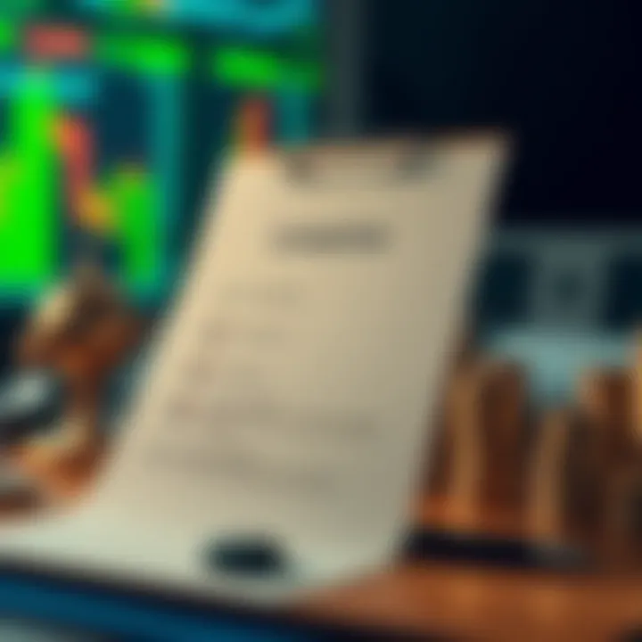 Checklist highlighting criteria for selecting free binary options signal cataloging tools