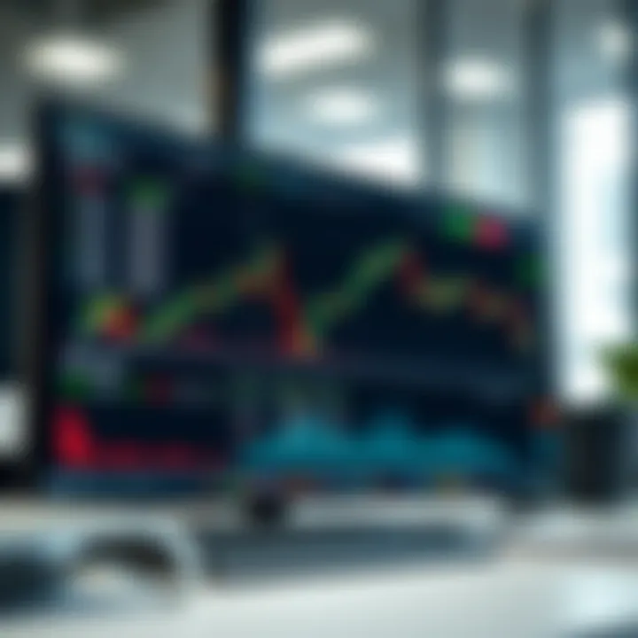 Dashboard displaying multiple stock market indices with risk management indicators and trading tools