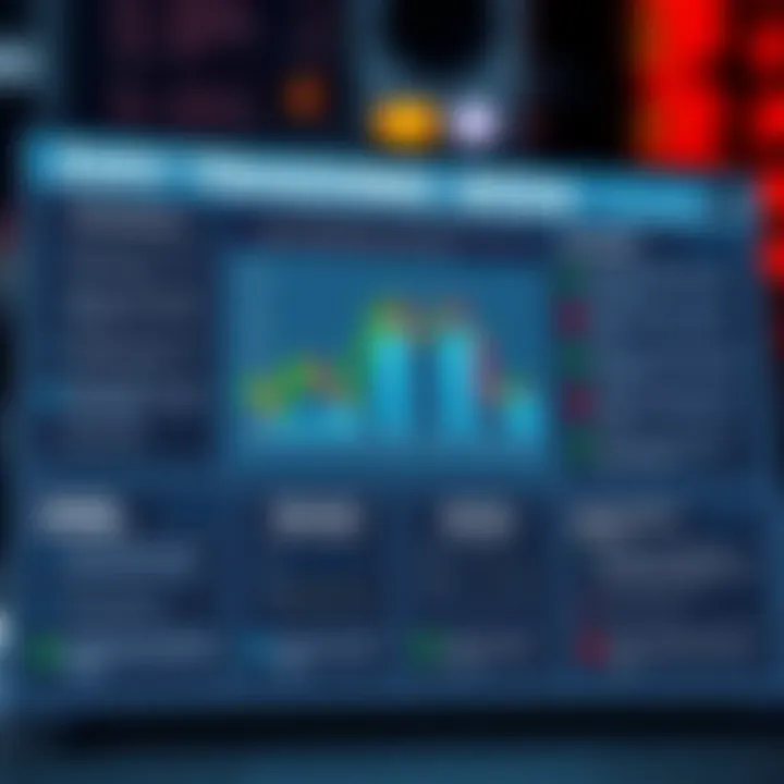 Detailed infographic displaying essential features and cost analysis of popular trading platforms