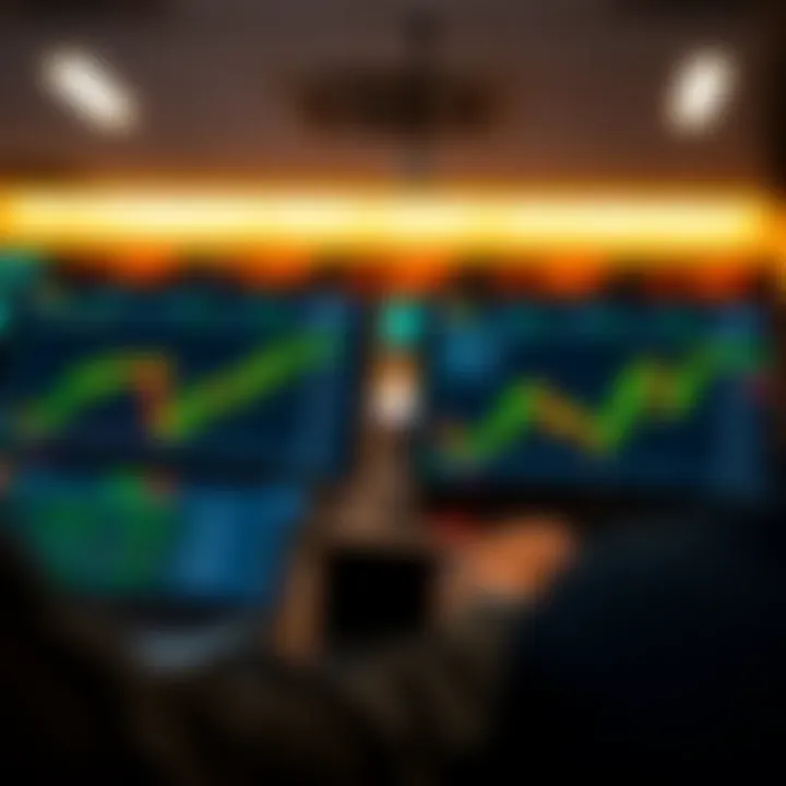 Comparison between real trading and demo trading features on financial market platforms