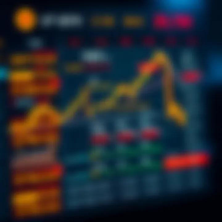 Economic calendar displaying key financial events impacting Forex market