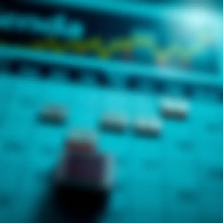 Illustration of an economic calendar highlighting key financial events and indicators