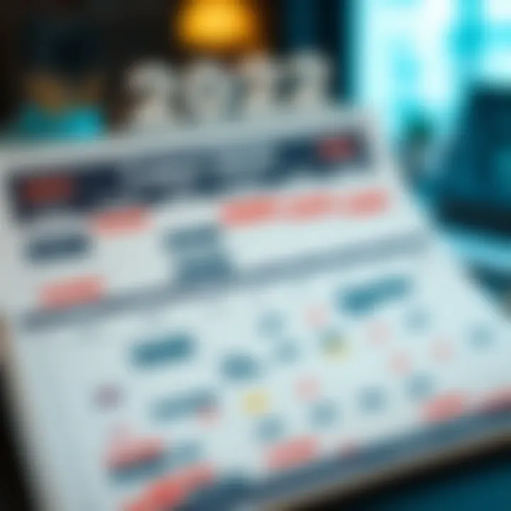 Detailed economic calendar highlighting key financial events throughout the year