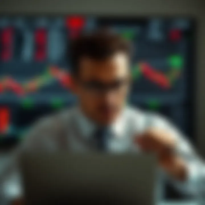 Illustration of emotional control techniques during financial trading sessions