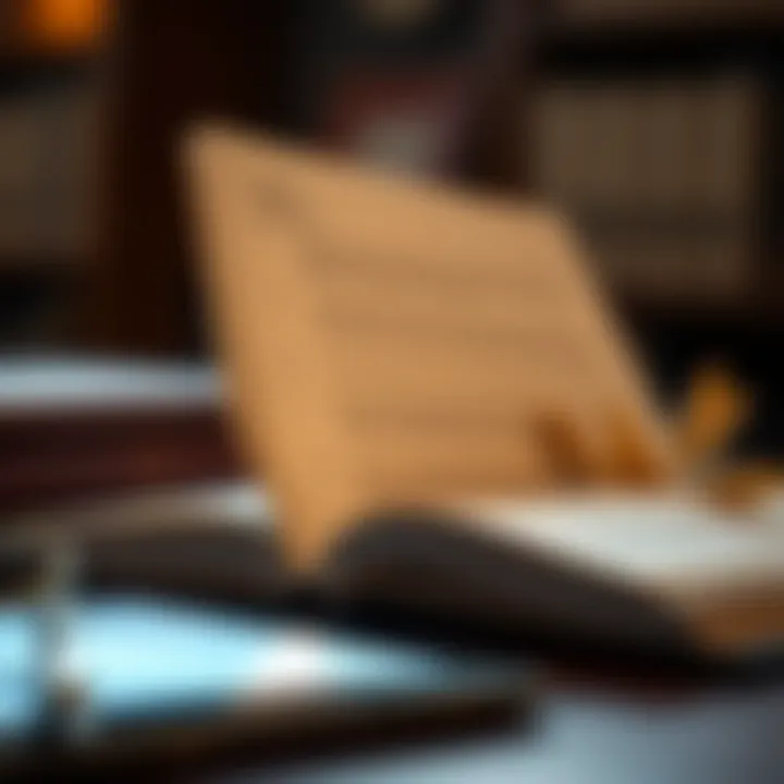 Open book and digital device illustrating ethical citation practices in market research