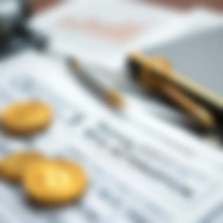 Illustration of financial regulations and compliance documents for binary trading