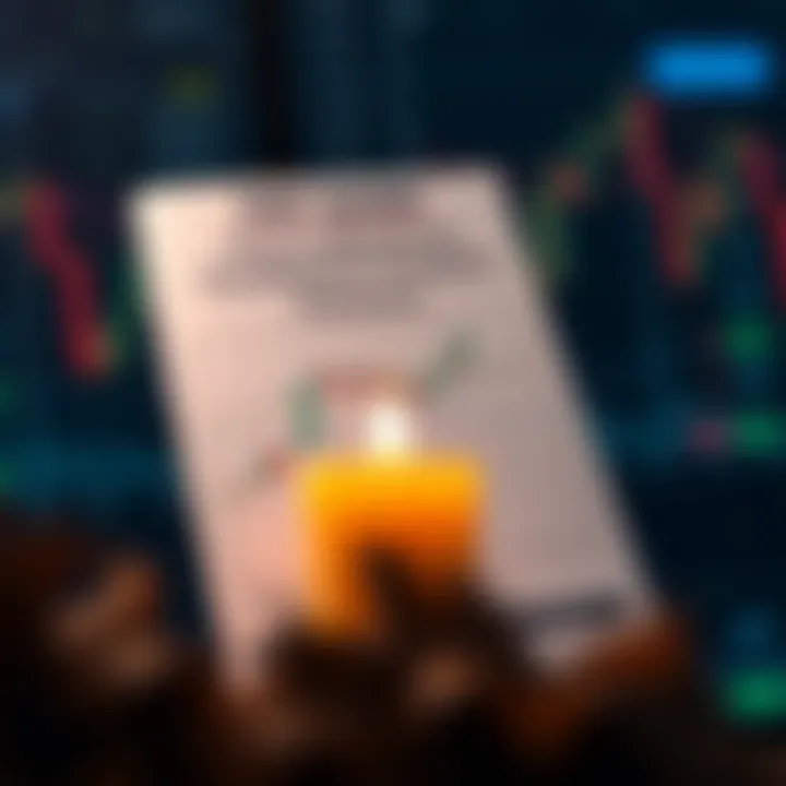 Cover page of a comprehensive PDF guide on candlestick patterns for traders