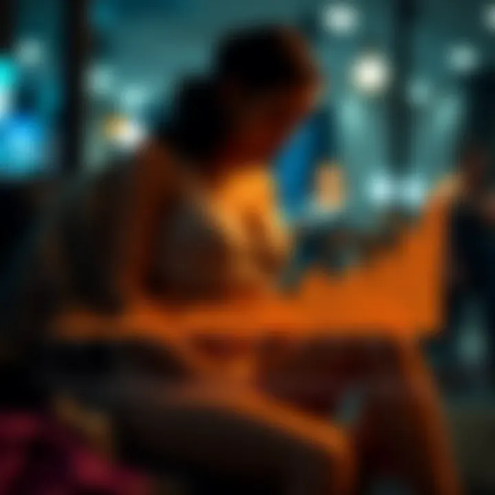 Graph displaying consumer behavior patterns in intimate fashion market