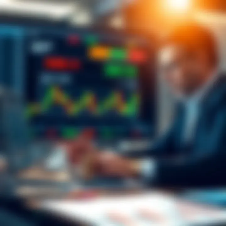 Investor analyzing economic data and calendar events to make informed investment decisions