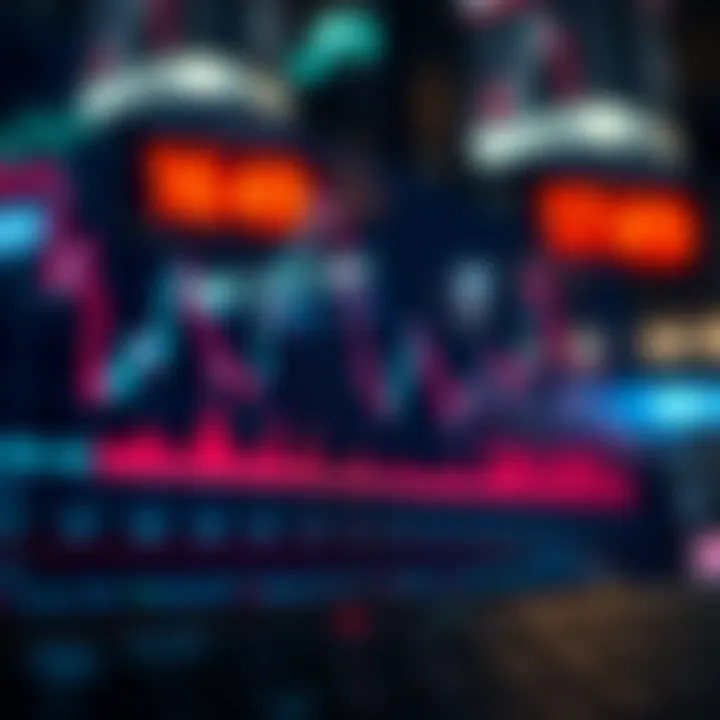 Graph displaying key labor market trends and employment shifts