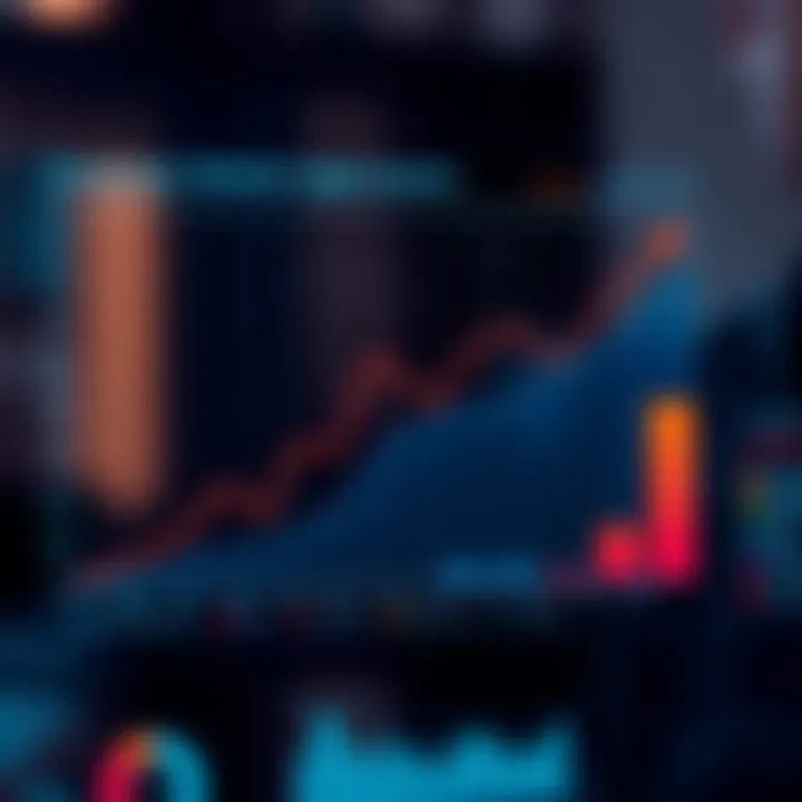 Graph depicting consumer behavior trends and market segmentation analysis