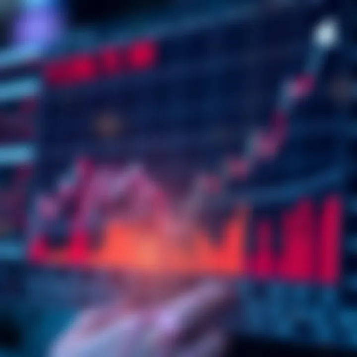 Graph showing market trends and data analytics for strategic decision making