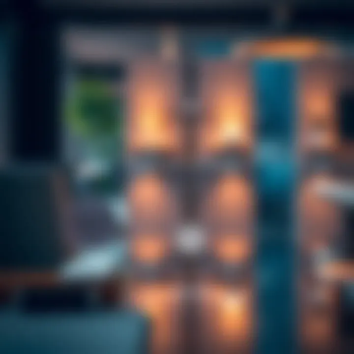 Diagram illustrating key components of market analysis including competition, opportunities, and strategic decision-making