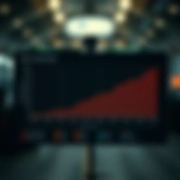 Graph depicting market segmentation highlighting distinct customer groups