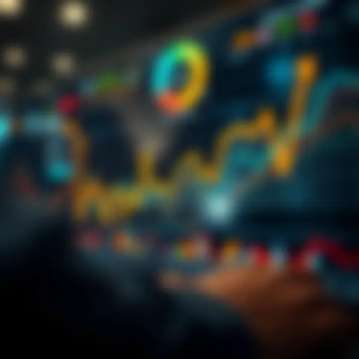 Graph showing market trends and consumer behavior insights