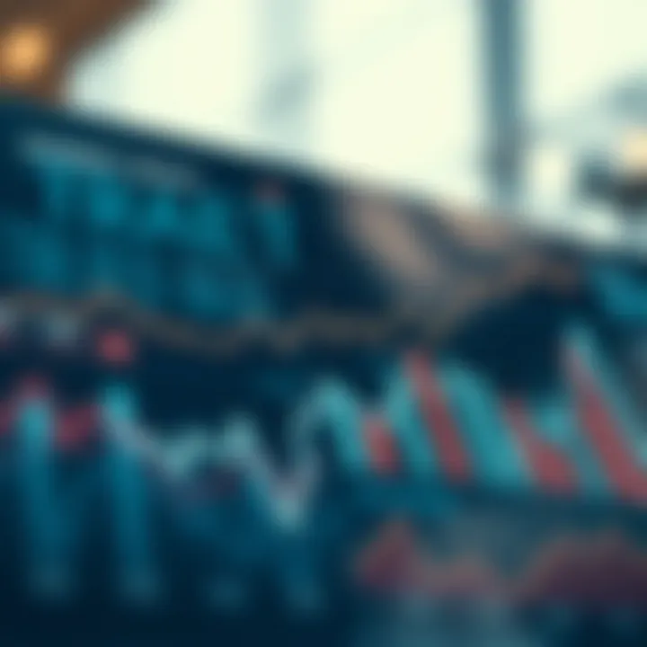 Graph depicting market trends and competitive analysis strategies