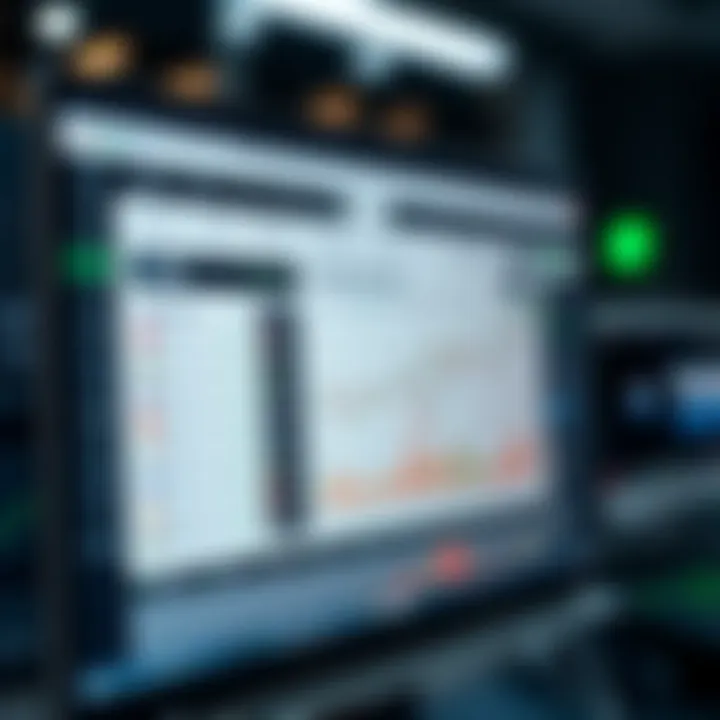 User interface of a trading platform showing Mini Index demo account features and practice tools