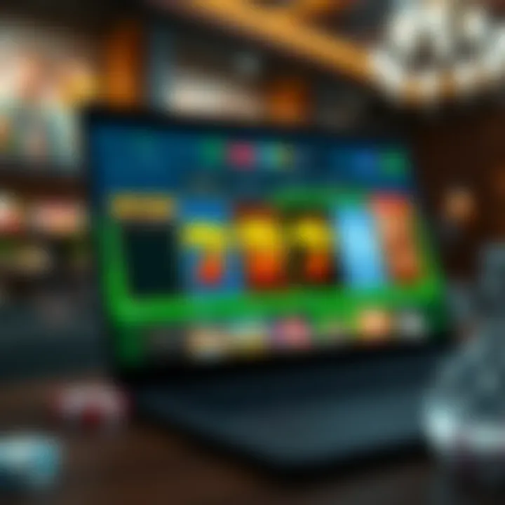 User-friendly online casino platform showcasing slot games with demo account options for risk-free gaming
