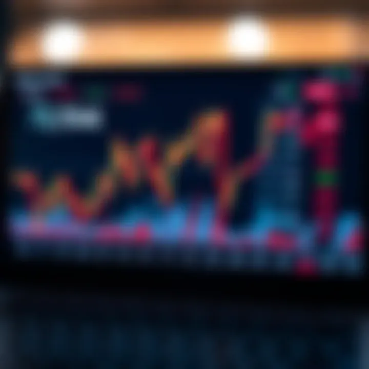 Graph depicting market trends and data analysis results