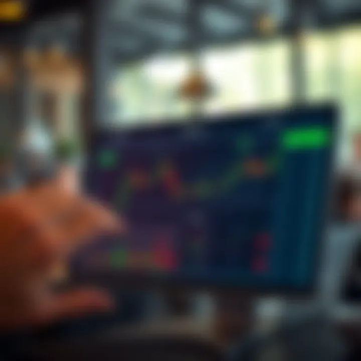 Overview of Ratinho demo account interface with trading charts and performance metrics