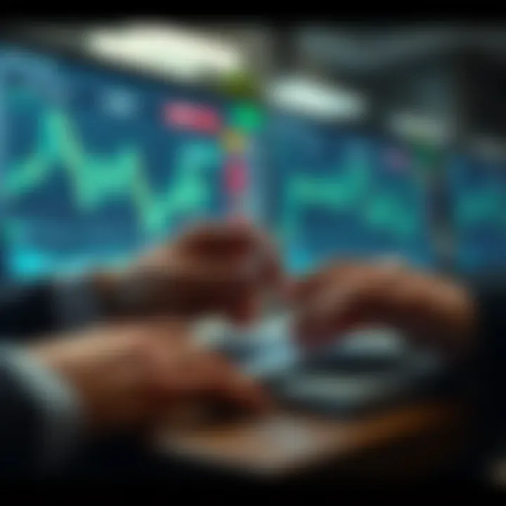 Illustration of a secure financial transaction from a real trading account