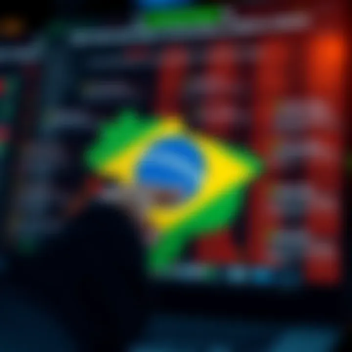 Diagram showing key risks and regulatory aspects in Brazilian binary options market