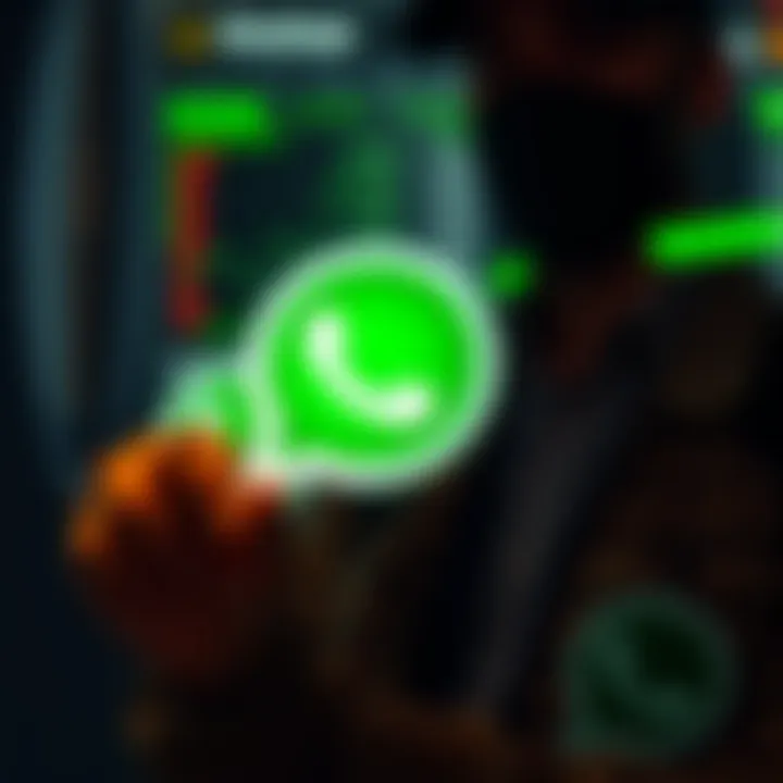 Illustration of secure digital communication symbolizing trusted WhatsApp groups for binary trading
