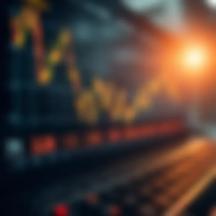 Graph showing major forex economic indicators and their impact on currency values