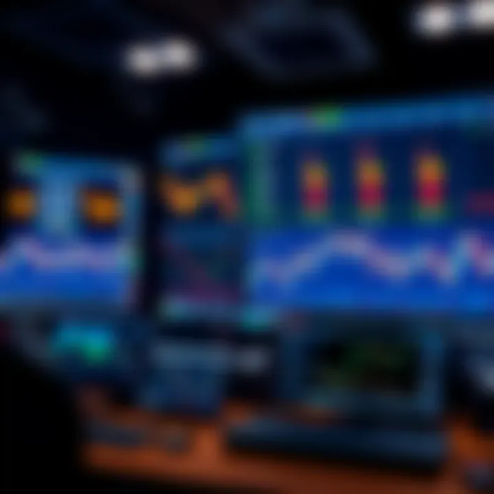 Illustration of a virtual trading environment highlighting benefits of risk-free investment practice