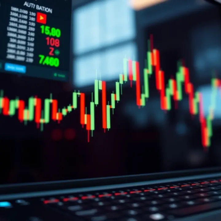 Visual representation of bullish and bearish candlestick formations highlighting trading signals
