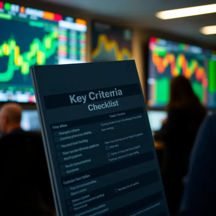 Checklist highlighting essential criteria for selecting a reliable binary options trading site in Brazil