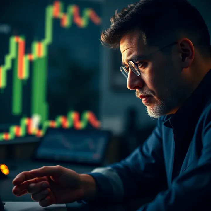 Using Candlestick Patterns to Enhance Trading Strategies Technical trader analyzing candlestick formations to make informed investment decisions