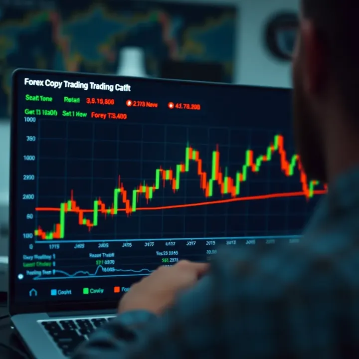 Chart showing comparative performance of traders in Forex copy trading platforms
