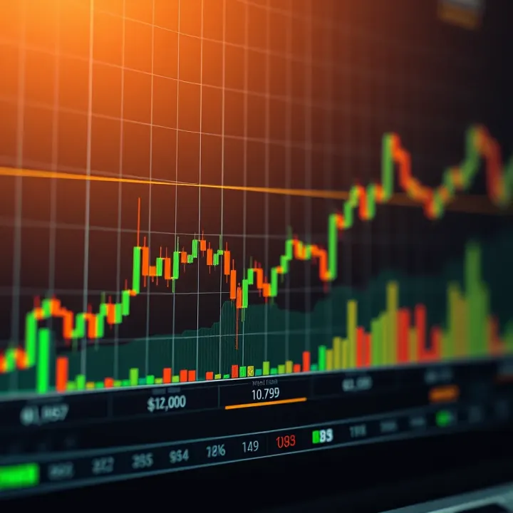 Graph illustrating automatic replication of trades from experienced investors to novice portfolios