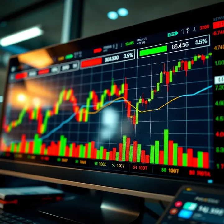 Graph displaying Forex trading signals connecting multiple investors following an expert trader