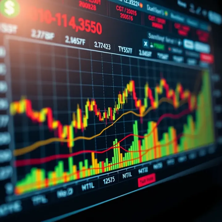Graph illustrating currency price movements influenced by economic indicators from the Forex calendar