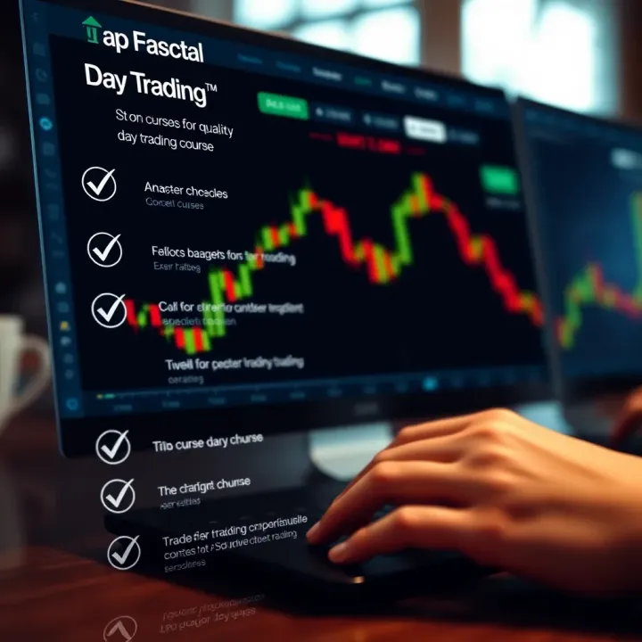 Essential Guidelines for Choosing a Quality Day Trading Course List of criteria and checkmarks highlighting key factors to consider when selecting a day trading course