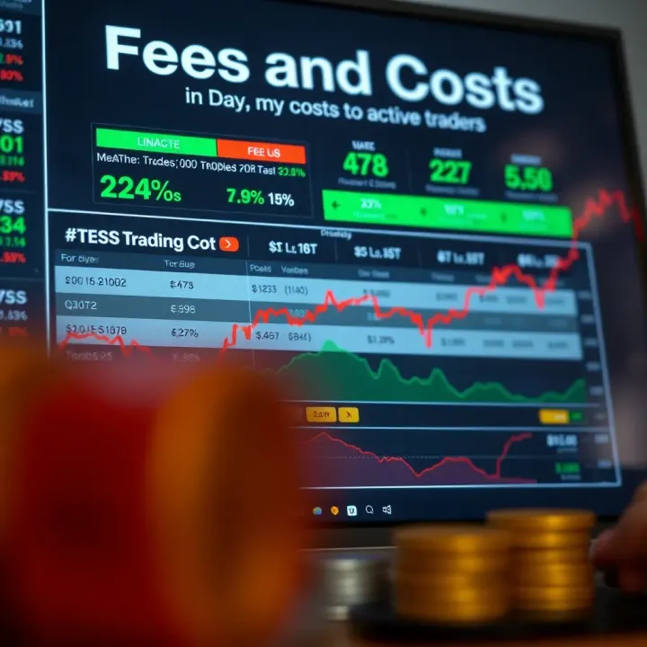 Understanding Fees and Costs in Day Trading Graphical representation of trading fees and cost breakdown for active traders