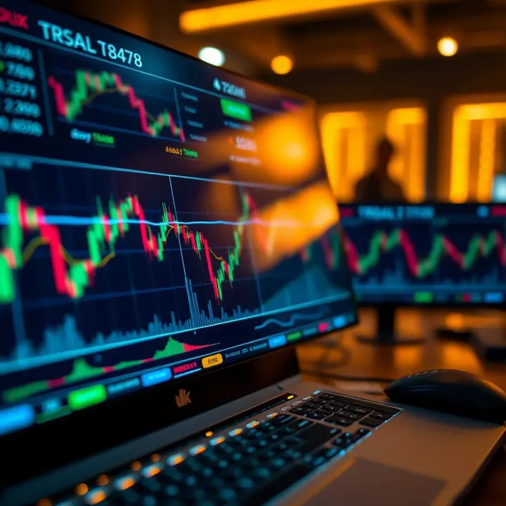 Illustration of trading strategies and risk management concepts