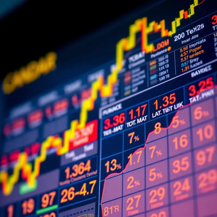 Economic calendar displaying key macroeconomic events and data releases impacting financial markets