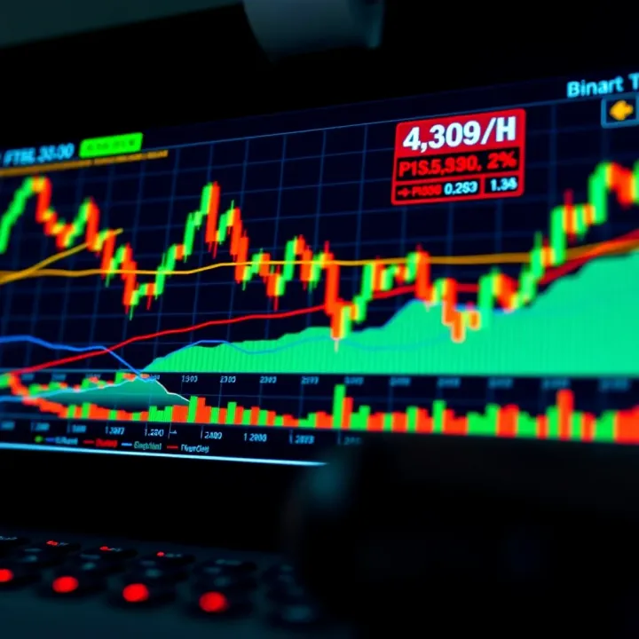 Chart showing financial control techniques and disciplined decision-making in binary options