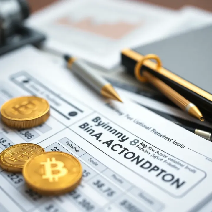 Illustration of financial regulations and compliance documents for binary trading